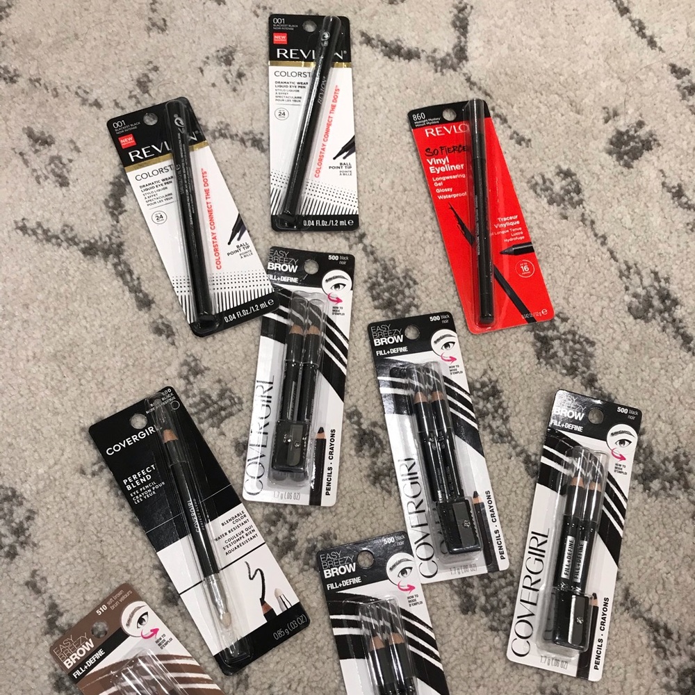 3x Various Eyeliners